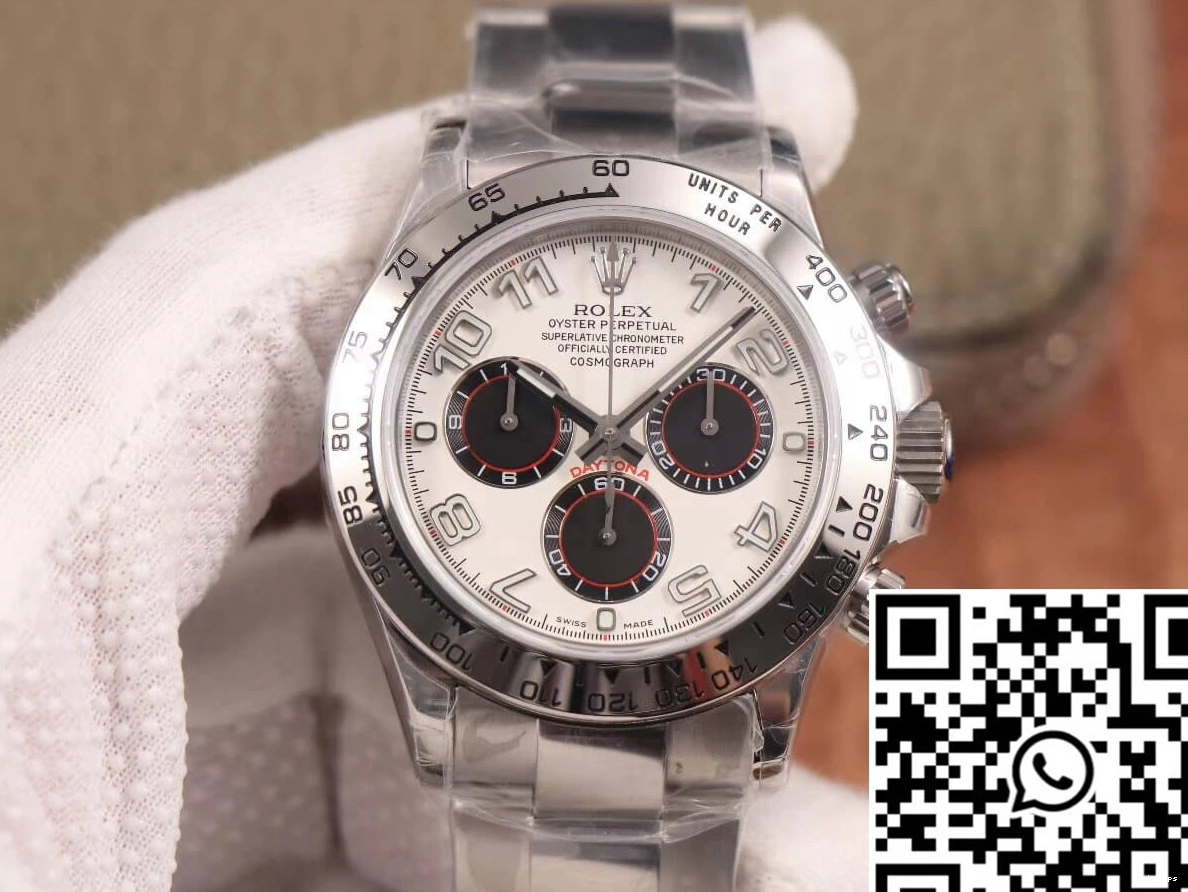 116509 Dial White Rolex Daytona Cosmograph Factory JH 0126